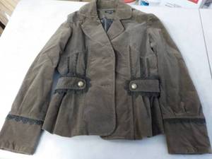 lot 173 image: Vintage Velour Jacket womens M...