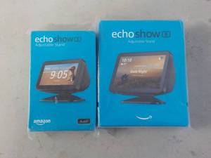 lot 175 image: 2 Echo Show Adjustable Stands...