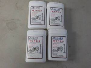 lot 180 image: 4 Silver Cleaning Wipes 120 total...