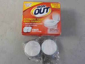 lot 184 image: Iron Out Toilet Bowl Cleaner inclu...
