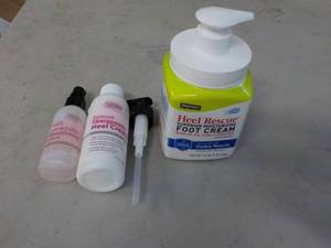 lot 204 image: Heel Rescue Serum and Creams...