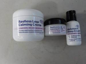 lot 221 image: Restless Legs Calming Cream and Mel...