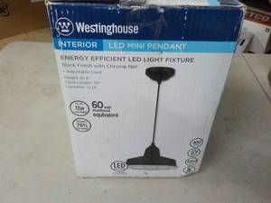 lot 242 image: Westinghouse LED Mini Pendant Light...