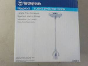 lot 253 image: Westinghouse Light Mini Brushed Nic...
