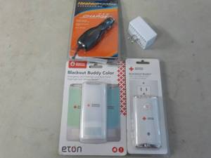 lot 261 image: Car Charger, Wall Charger, and 2 Bl...