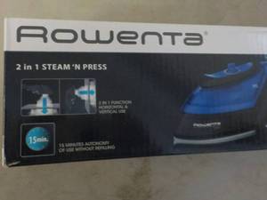 lot 266 image: Rowenta 2 in 1 Steam Press...