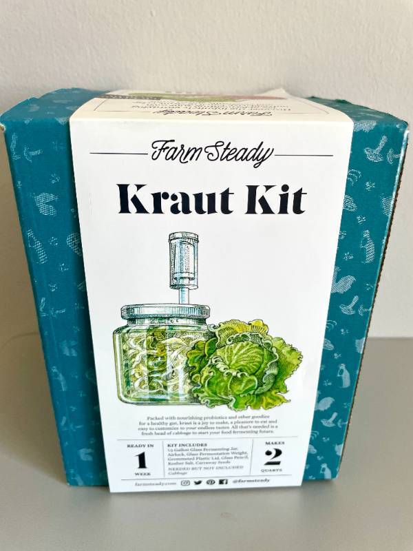 lot 104 image: Farm Steady Kraut Kit Pickling Kimchi Kit.