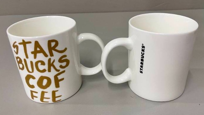 lot 66 image: Lot of 2 Starbucks Coffee Mugs