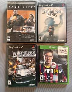 lot 34 image: Lot of PC XBox and Sega Video Games