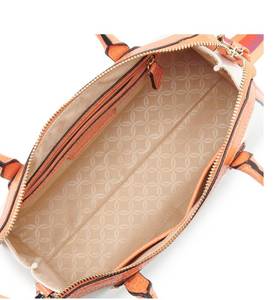 lot 55 image: Dana Buchman Orange and Cream Handbag Purse