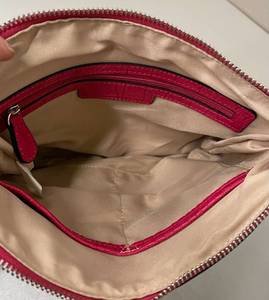 lot 73 image: Dana Buchman Everett Crossbody Pink Croc Purse 
