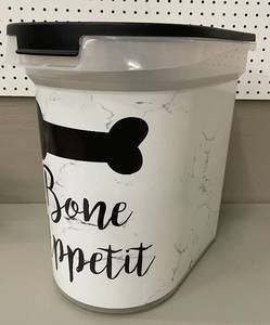 lot 61 image: Large Dog Food Container with Wheels