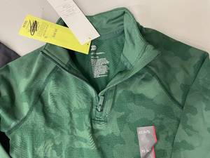 lot 58 image: Lot of 2 All in Motion Boys Long Sleeve Athletic Shirts Size XS 45