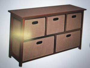 badger basket company 5-bin storage...