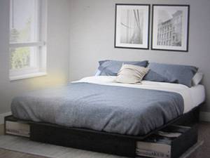 south shore step one platform bed f...