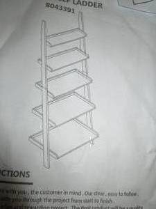 convenience concepts bookshelf ladder...