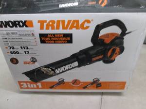 worx trivac 3 in 1 electric blower...