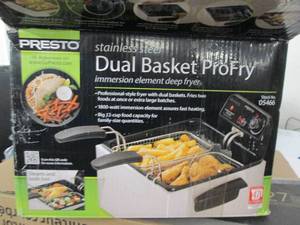 presto stainless steel dual basket ...