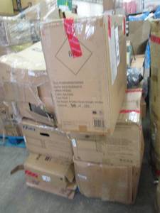 pallet of furniture and electrical ...