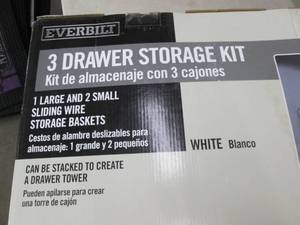 everbuilt 3 drawer storage kit ...