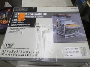 everbuilt 3 drawer storage kit ...
