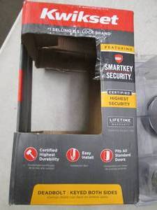 kwikset smart key deadbolt keyed b...