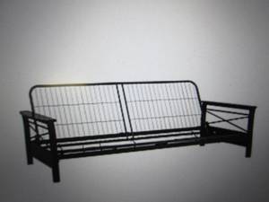 dhp nadine metal futon frame with e...