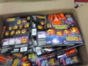box full of pumpkin carving kits , ...