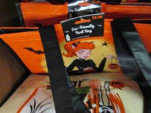 box of halloween treat bags...