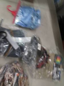 box of halloween items ...