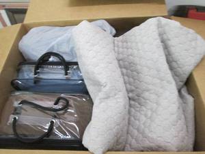 box of furniture covers...