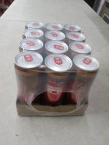 case of 12 coke cola with coffee ca...