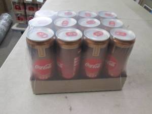 case of 12 coke cola with coffee ca...