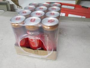 case of 12 coke cola with coffee ca...