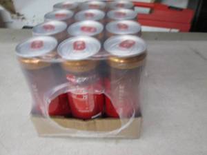 case of 12 coke cola with coffee ca...