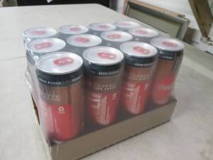 12 pack coca cola with coffee dark ...
