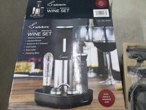 rabbit 8 piece wine set ...