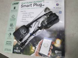 dual outdoor smart plugs ...