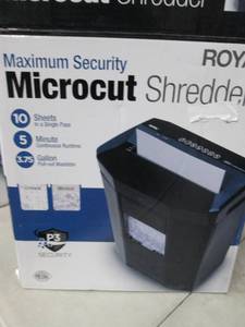 royal 10 sheet microcut shredder te...
