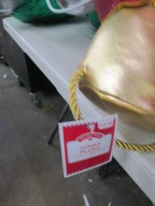 7 jumbo plush christmas decorations...