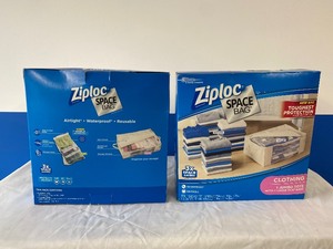 2 ZIPLOC SPACE BAG