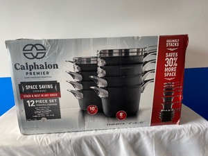 CALPHALON PREMIER 12 PIECE SET COOKWARE