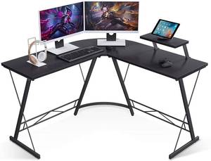 lot 316 image: Casaottima 51 L Shaped Computer Desk (Needs Some Assembly, May Be Missing Parts