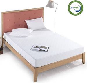 lot 322 image: Zinus 10 Queen Size Gel-Infused Green Tea Memory Foam Mattress Model OLB-FGM-1000Q