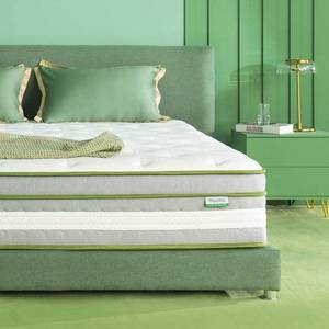 lot 406 image: Novilla Full Size Mattress - 12 Inch Vitality Gel Memory Foam Hybrid Mattress, Medium Firm Pocket Innerspring Full Mattress with Edge Support, Motion Isolation and Cooling Sleep White, NV0M802-12-F - NEW
