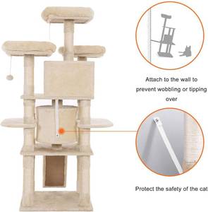 lot 371 image: FEANDREA Multi-Level Cat Tree