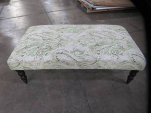 lot 357 image: Safavieh Simba Bench ModelMCR1010A ( One Leg Needs Repair)