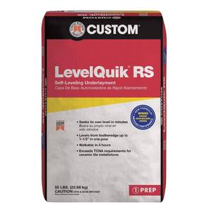 lot 431 image: MIXED PALLET (25 Bags) OF Custom Building Products LevelQuik RS 50 lbs. Self-Leveling Underlayment Model LQ50 - RETAIL VALUE $737.50