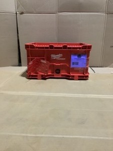 Milwaukee PACKOUT 18.6 in. Tool Storage Crate Bin with Carrying Handles and 50 lbs. Weight Capacity. See Pictures