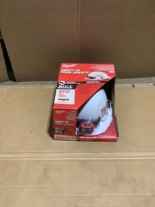 Milwaukee 450 Lumens LED SpotFlood Headlamp with Hardhat. See Pictures